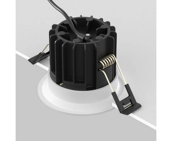 Встраиваемый светодиодный светильник Maytoni Technical Round DL058-12W-DTW-W, изображение 3