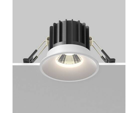 Встраиваемый светодиодный светильник Maytoni Technical Round DL058-12W-DTW-W, изображение 5