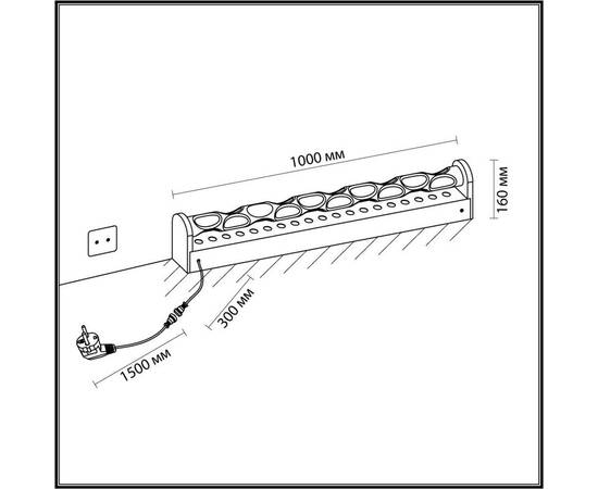 Торшер Odeon Light Hightech Waterfall 7027/72FL, изображение 2