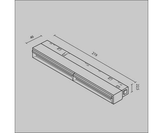 Трековый светодиодный светильник Maytoni Technical Exility Parete TR106-2-12W4K-B, изображение 2