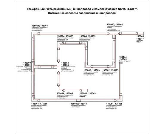 Шинопровод Novotech Port 135240, изображение 3