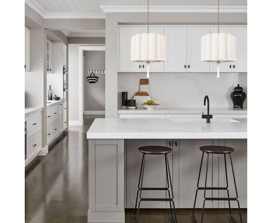 Подвесная люстра Loft IT Mellow 10306P Grey linen, изображение 2