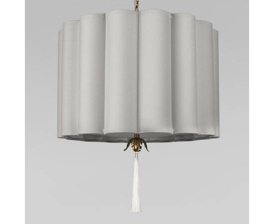 Подвесная люстра Loft IT Mellow 10306P Grey linen, изображение 4