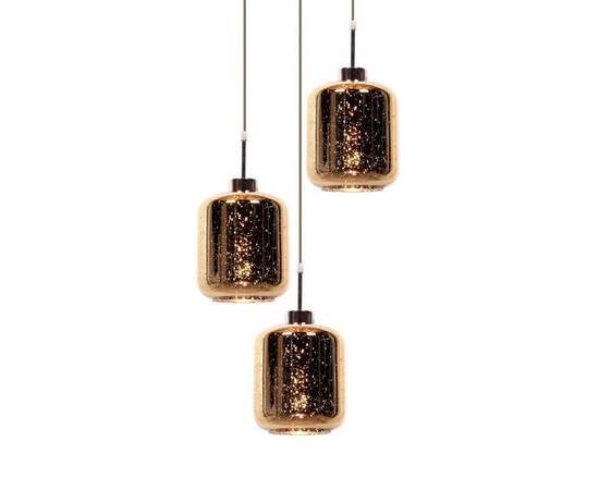 Подвесная люстра Lumina Deco Alacosmo LDP 6811-3 RD GD, изображение 2