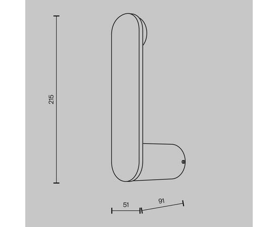 Настенный светильник Maytoni Connect MOD356WL-L4W3K, изображение 6