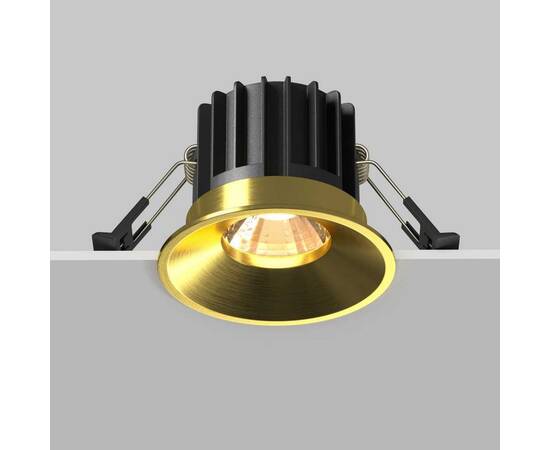 Встраиваемый светодиодный светильник Maytoni Round DL058-12W3K-BS, изображение 7