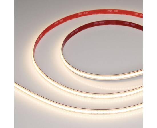 Светодиодная лента Arlight 10W/m 480Led/m CSP теплый белый 5M COB-X480-10mm 24V Warm3000 044196