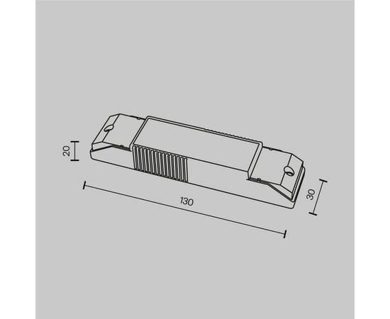 Блок питания Maytoni Technical Triac 23-40V 5-12W IP20 0,15-0,3A PSL-TR40-150-300mA, изображение 2