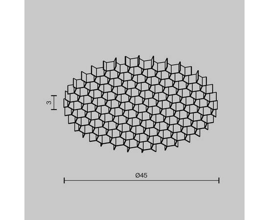 Рассеиватель Maytoni Technical Artisan HoneyComb-D45, изображение 2