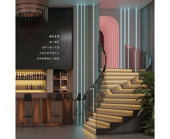 Светодиодная лента Arlight 6W/m 120Led/m 2835SMD пурпурно-розовый 5M RT-A120-8mm 24V Magenta 043381, изображение 5