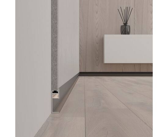 Профиль встраиваемый Arlight Plintus-H35-F-2000 Black 043599, изображение 4