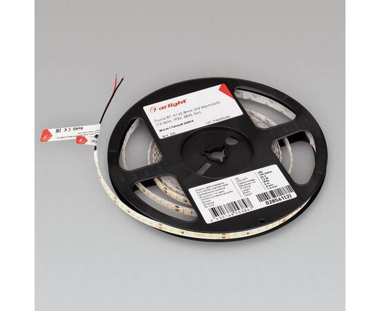 Светодиодная лента Arlight 12W/m 160Led/m 2835SMD теплый белый 5M RT-A160-8mm 24V Warm2400 028561(2), изображение 2