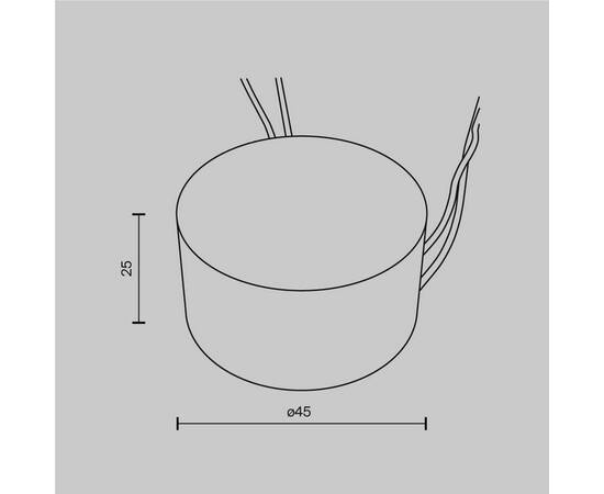 Блок питания Maytoni Technical Triac 23-40V 12W IP20 0,3A PSL-TR40-300mA, изображение 3