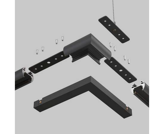 Коннектор угловой круглый Maytoni Technical TRA172CL-R-11B, изображение 5