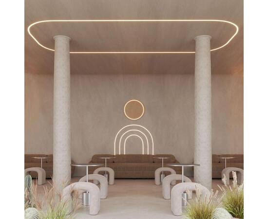 Профиль встраиваемый Arlight Fantom-Bent-W23-Side-2000 Anod 040331(1), изображение 6