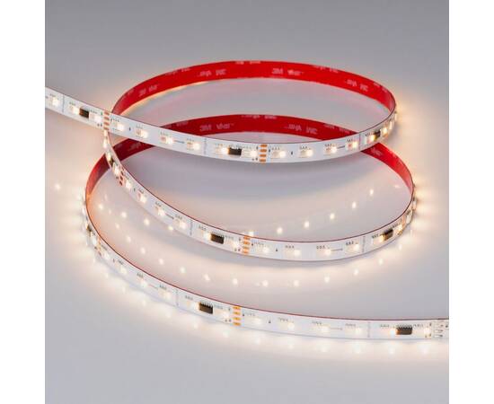 Светодиодная лента Arlight Бегущий огонь 6W/m 60Led/m 5060/2835SMD разноцветный/теплый белый 5M SPI-BA120-12mm 24V RGBW-Warm-PX6-BPT 040620, изображение 4