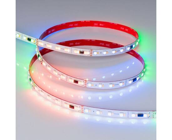 Светодиодная лента Arlight Бегущий огонь 6W/m 60Led/m 5060/2835SMD разноцветный/теплый белый 5M SPI-BA120-12mm 24V RGBW-Warm-PX6-BPT 040620, изображение 5