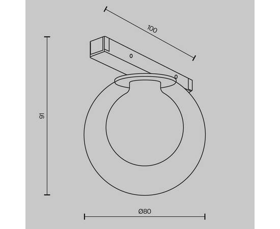 Трековый светильник Maytoni Technical TR181-1-4WTW-B, изображение 4