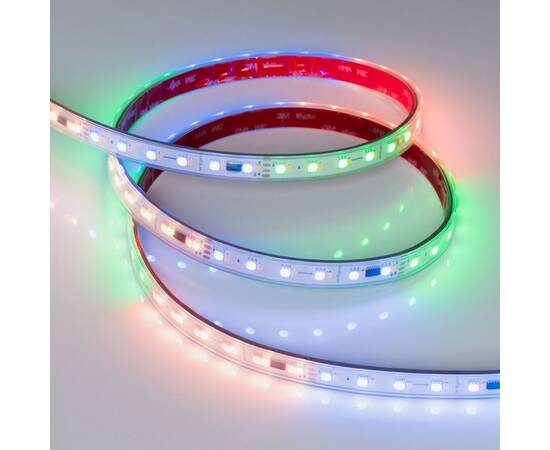 Светодиодная влагозащищенная лента Arlight Бегущий огонь 6W/m 60Led/m 2835SMD разноцветный/дневной 5M SPI-P-BA120-14mm 24V RGBW-Day-PX6-BPT 040623