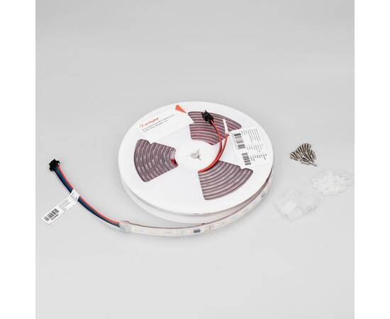 Светодиодная влагозащищенная лента Arlight Бегущий огонь 6W/m 60Led/m 2835SMD разноцветный/дневной 5M SPI-P-BA120-14mm 24V RGBW-Day-PX6-BPT 040623, изображение 2