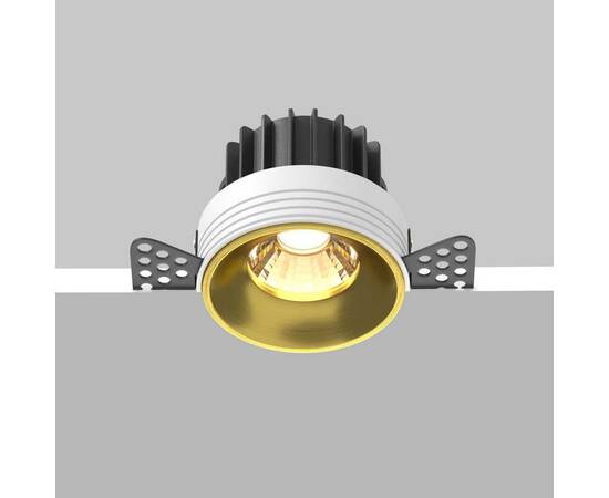 Встраиваемый светодиодный светильник Maytoni Round DL058-12W3K-TRS-BS, изображение 3