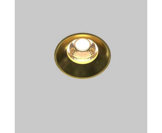 Встраиваемый светодиодный светильник Maytoni Round DL058-12W3K-TRS-BS, изображение 4