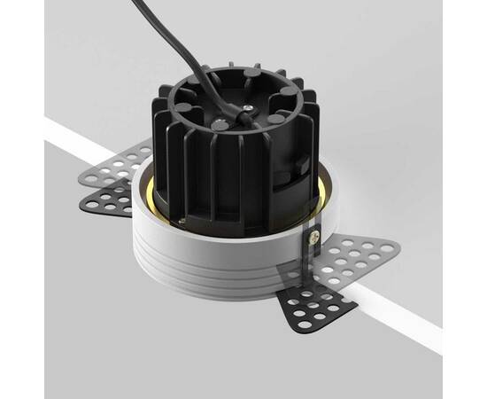 Встраиваемый светодиодный светильник Maytoni Round DL058-12W3K-TRS-BS, изображение 5