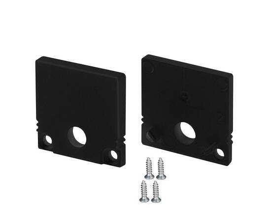 Заглушка Arlight SL-Slim20-H20 Black с отверстием 047637