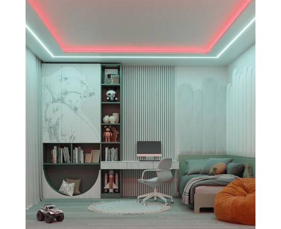 Светодиодная лента Arlight 5W/m 120Led/m 4040SMD разноцветный/дневной белый 5M RT-H120-10mm 24V RGBW-Day-4-in-1 048747, изображение 2