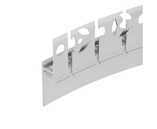 Профиль встраиваемый Arlight Plintus-Fantom-Bent-H20-Side-2000 White 043674