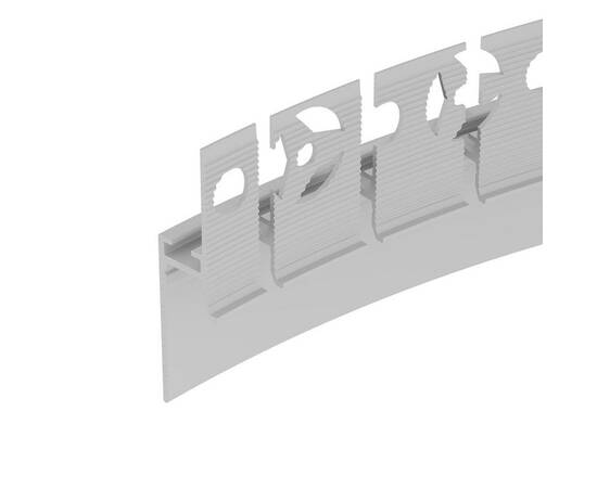 Профиль встраиваемый Arlight Plintus-Fantom-Bent-H20-Side-2000 White 043674, изображение 4