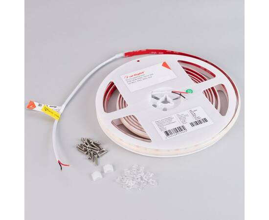 Светодиодная влагозащищенная лента Arlight 5W/m 304Led/m 2835SMD холодный белый 5M RTW-SEW-A304-10mm 24V White6000 045215, изображение 2