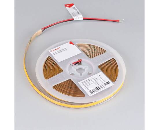 Светодиодная лента Arlight 6W/m 528Led/m CSP теплый белый 5M COB-X528-8mm 24V Warm2700 046888, изображение 3