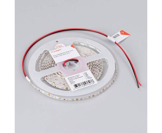 Светодиодная лента Arlight 5W/m 168Led/m 2216SMD холодный белый 5M MICROLED-M168-4mm 24V White6000 046729, изображение 2