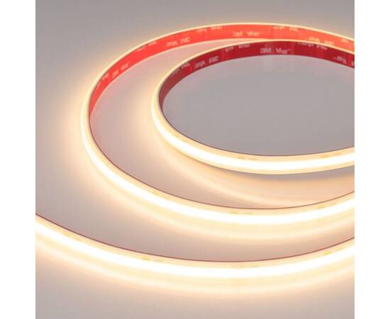 Светодиодная влагозащищенная лента Arlight 5W/m 480Led/m CSP теплый белый 5M герметичная COB-PS-X480-12mm 24V Warm2700 041784(1)