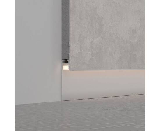 Профиль встраиваемый Arlight Plintus-Fantom-H35-2000 White 043666, изображение 3