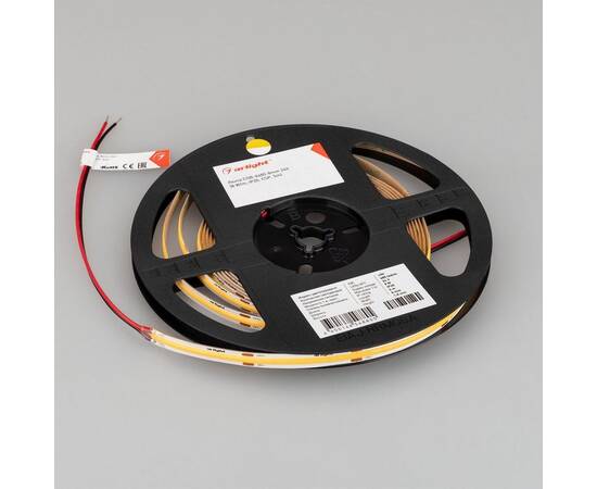 Светодиодная лента Arlight 8W/m 480Led/m CSP теплый белый 5M COB-X480-8mm 24V Warm3500 044575, изображение 2