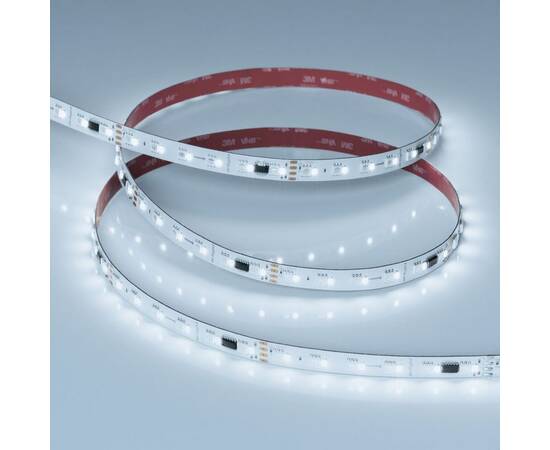 Светодиодная лента Arlight Бегущий огонь 6W/m 60Led/m 5060/2835SMD разноцветный/холодный белый 5M SPI-BA120-12mm 24V RGBW-White-PX6-BPT 040622, изображение 4