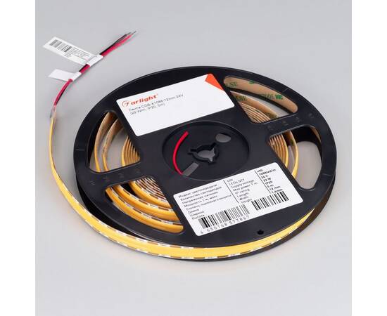 Светодиодная лента Arlight 22W/m 1088Led/m CSP теплый белый 5M COB-X1088-12mm 24V Warm2700 046933, изображение 2