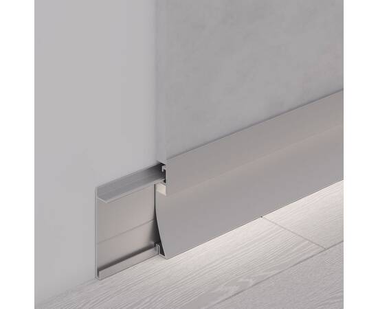 Профиль встраиваемый Arlight Plintus-H58-F-2000 Anod 046391, изображение 3