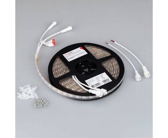 Светодиодная влагозащищенная лента Arlight Бегущий огонь 8W/m 60Led/m 5060SMD разноцветный 5M SPI-P-B60-12mm 12V RGB-PX1-BPT 041615(1), изображение 2