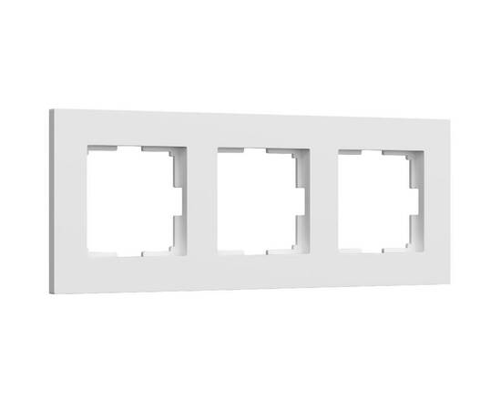 Рамка Slab на 3 поста Werkel W0032961 Белый матовый