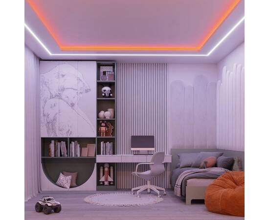 Светодиодная лента Arlight 5W/m 120Led/m 4040SMD разноцветный/холодный белый 5M RT-H120-10mm 24V RGBW-White-4-in-1 048748, изображение 8
