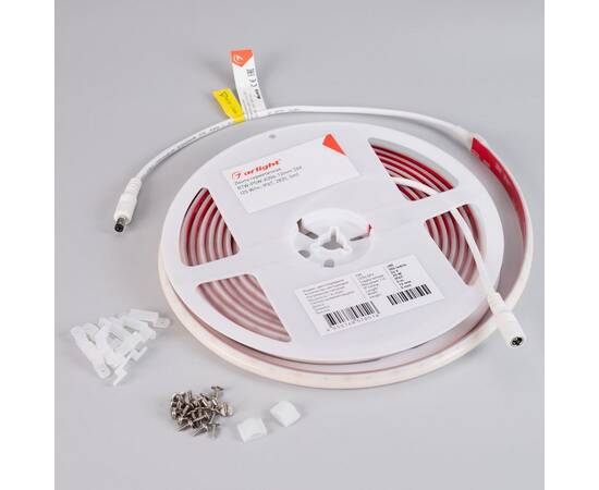 Светодиодная влагозащищенная лента Arlight 5W/m 304Led/m 2835SMD теплый белый 5M RTW-PSW-A304-12mm 24V Warm3500 045222, изображение 2