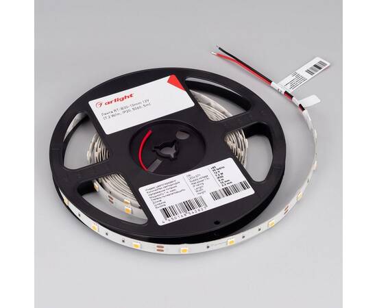 Светодиодная лента Arlight 7,2W/m 30Led/m 5060SMD теплый белый 5M RT-B30-10mm 12V Warm3000 028582(2), изображение 2