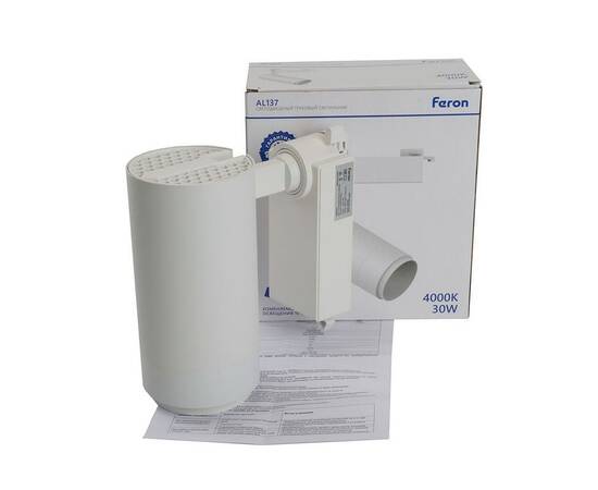 Трековый светодиодный светильник Feron AL137 51177, изображение 2