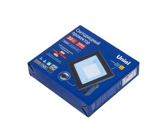 Прожектор светодиодный Uniel ULF-F23-30W/6500K IP65 160-240V Grey UL-00011845, изображение 2