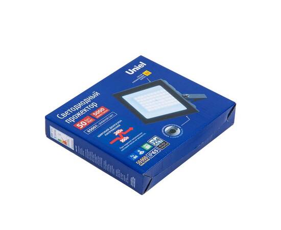 Прожектор светодиодный Uniel ULF-F23-50W/6500K IP65 160-240V Grey UL-00011846, изображение 2