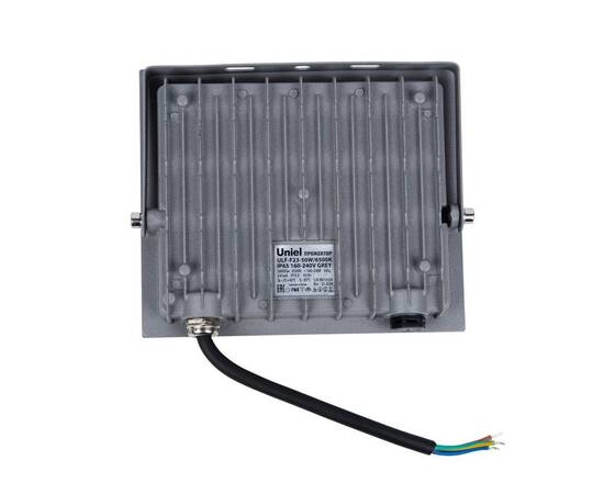 Прожектор светодиодный Uniel ULF-F23-50W/6500K IP65 160-240V Grey UL-00011846, изображение 6