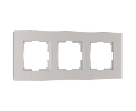 Рамка Werkel Senso на 3 поста дымчатый W0033117 4690389206450